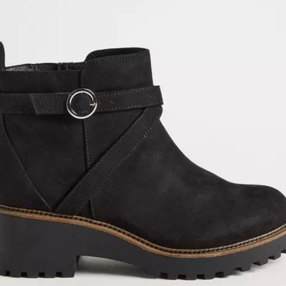 TorridBuckle Wedge Booties 11.5 - Picture 4 of 10
